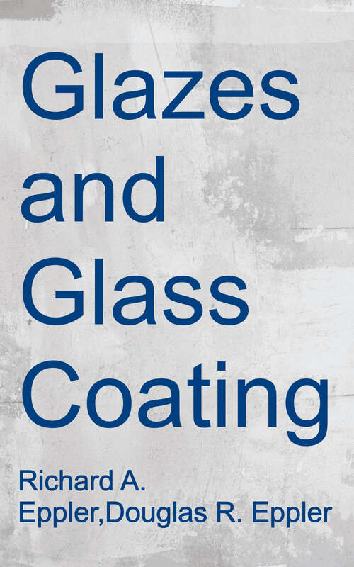 Book cover of Glazes and Glass Coatings
