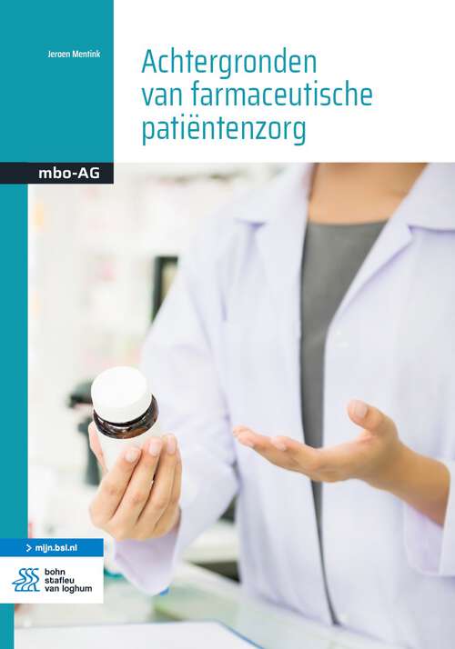 Book cover of Achtergronden van farmaceutische patiëntenzorg (1st ed. 2023) (Basiswerk AG)