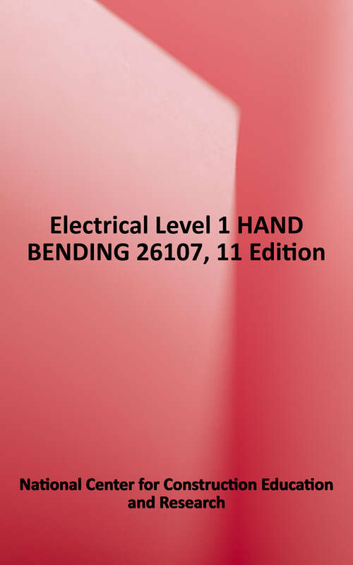 Book cover of Electrical Level 1 Hand Bending Eleventh Edition (11)