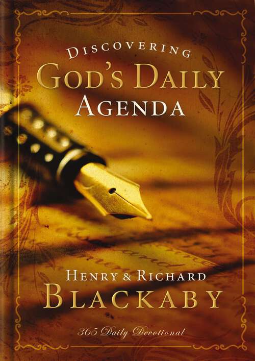 Book cover of Discovering God's Daily Agenda