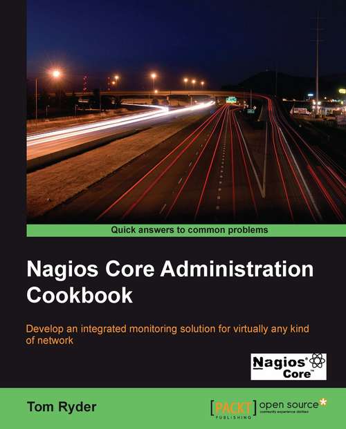 Book cover of Nagios Core Administrators Cookbook