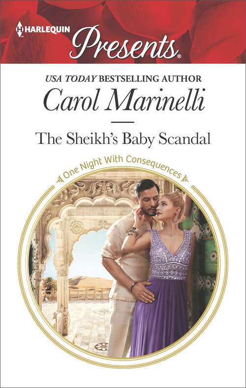 Book cover of The Sheikh's Baby Scandal