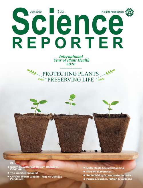 Book cover of Science Reporter July 2020