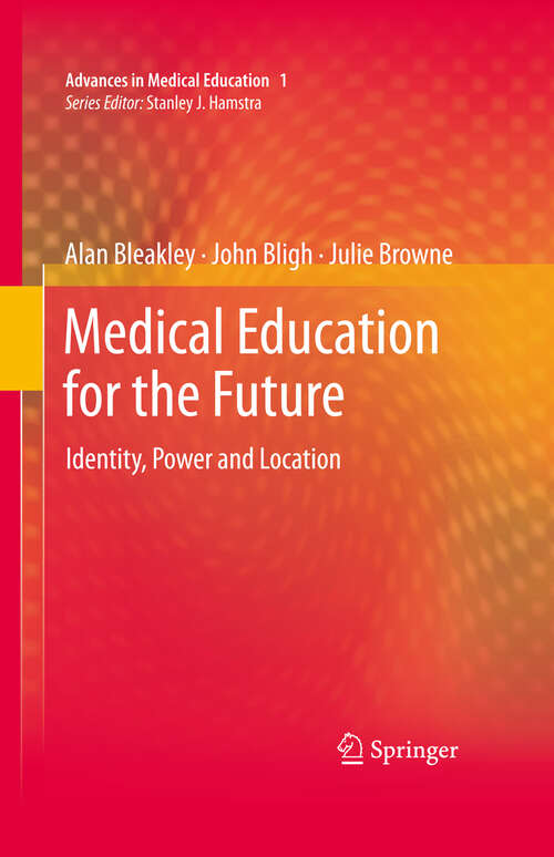 Book cover of Medical Education for the Future