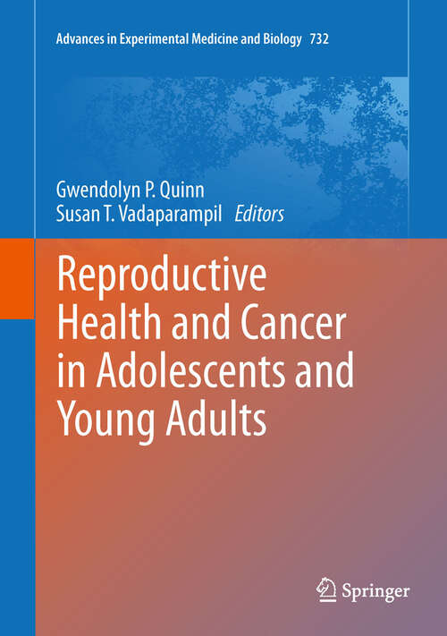 Book cover of Reproductive Health and Cancer in Adolescents and Young Adults