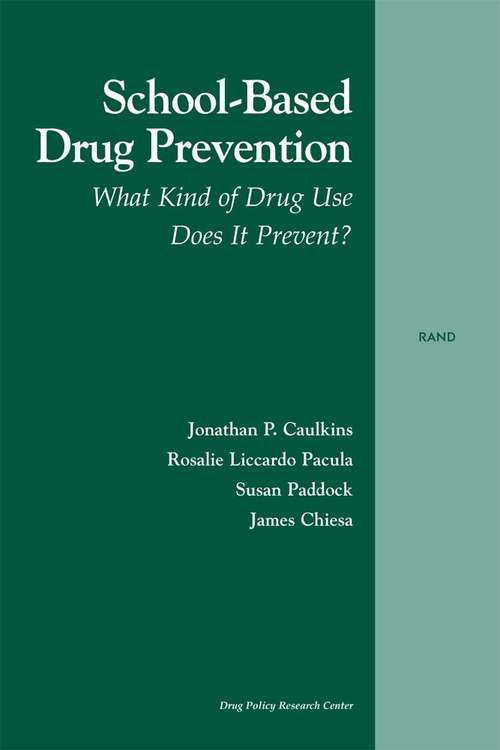 School-Based Drug Prevention