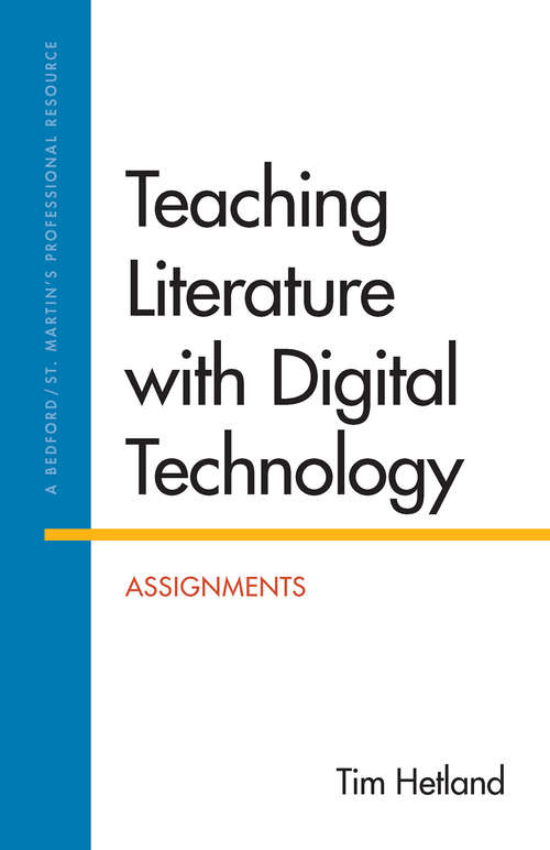 Book cover of Teaching Literature with Digital Technology Assignments