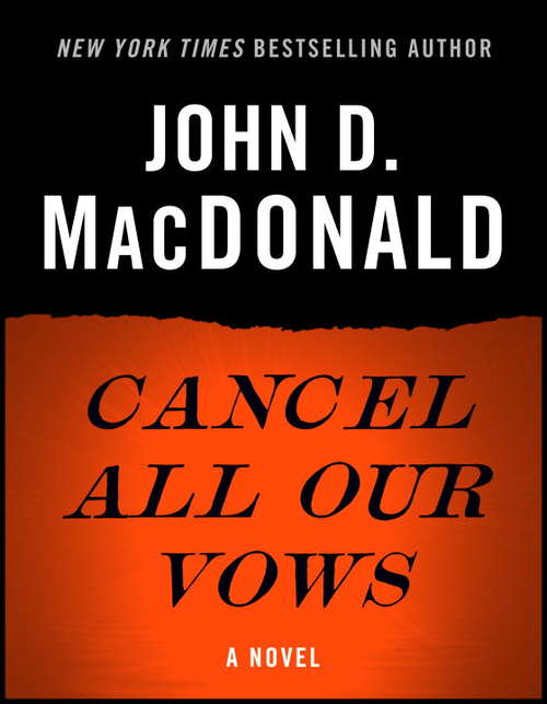 Book cover of Cancel All Our Vows