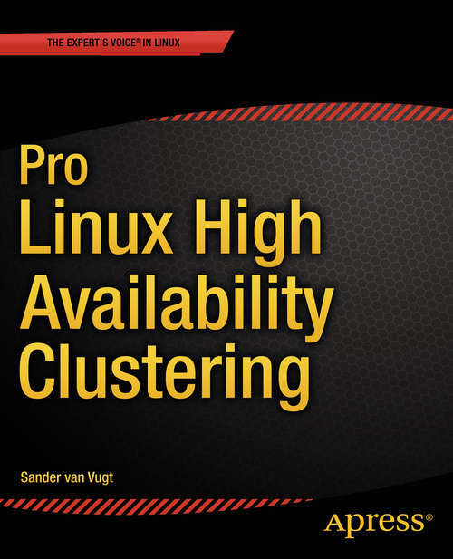 Book cover of Pro Linux High Availability Clustering