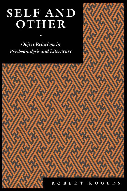 Book cover of Self and Other