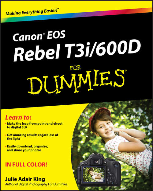 Book cover of Canon EOS Rebel T3i / 600D For Dummies