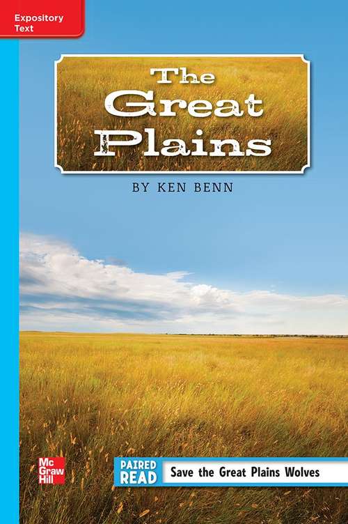 Book cover of The Great Plains [On Level, Grade 5]