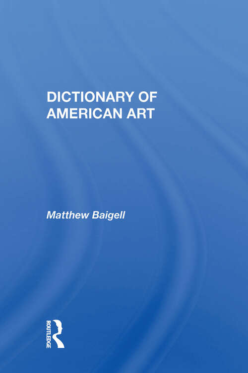 Book cover of Dictionary Of Modern Art