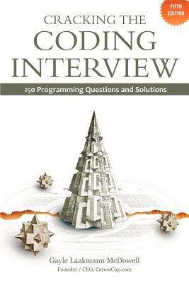 Book cover of Cracking The Coding Interview (5th Edition)