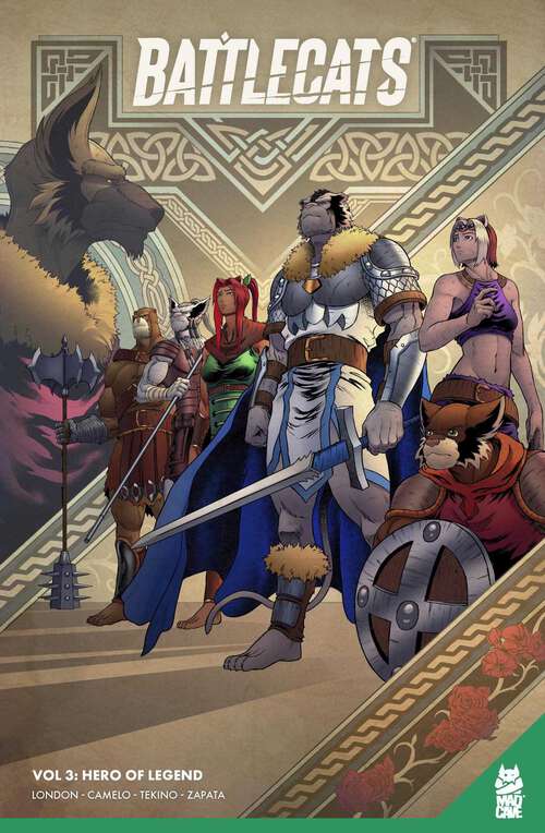 Book cover of Battlecats Vol. 3: Hero of Legend (Battlecats)