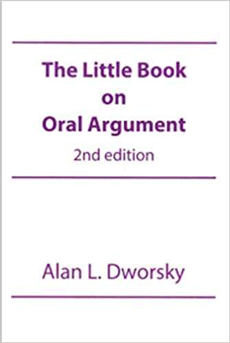 Book cover of The Little Book on Oral Argument (Second Edition)