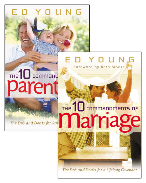 Book cover of The 10 Commandments of Marriage/The 10 Commandments of Parenting Set (Digital Original)
