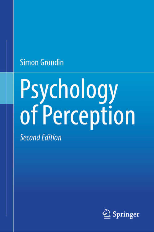 Book cover of Psychology of Perception (Second Edition 2025)