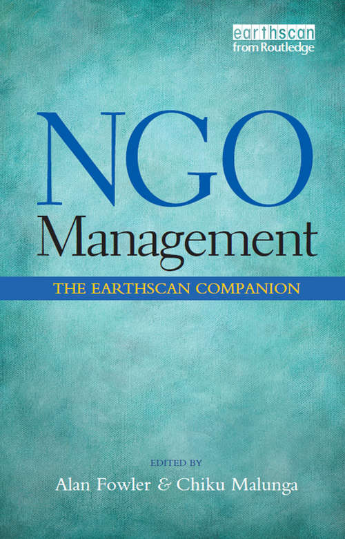 Book cover of NGO Management: The Earthscan Companion (2) (Earthscan Reader Ser.)