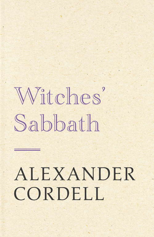 Book cover of Witches' Sabbath: John Regan Trilogy Book Two