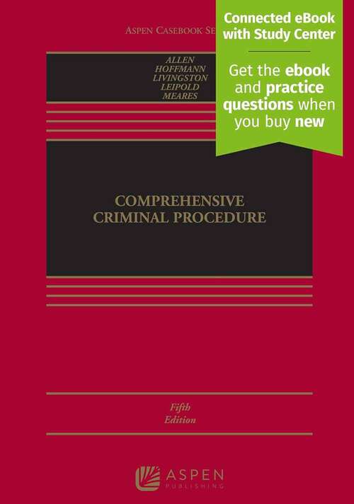 Book cover of Comprehensive Criminal Procedure (Fifth Edition) (Aspen Casebook)