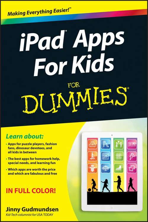 Book cover of iPad Apps For Kids For Dummies