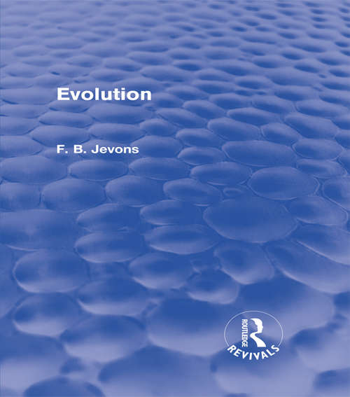 Book cover of Evolution (Routledge Revivals)