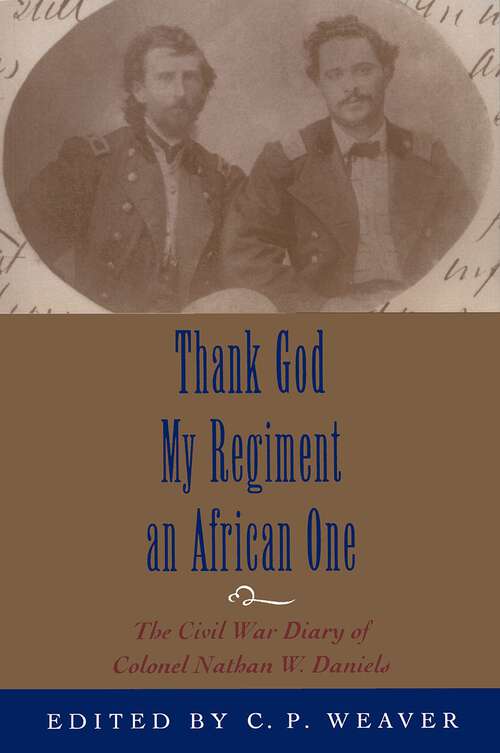 Book cover of Thank God My Regiment an African One