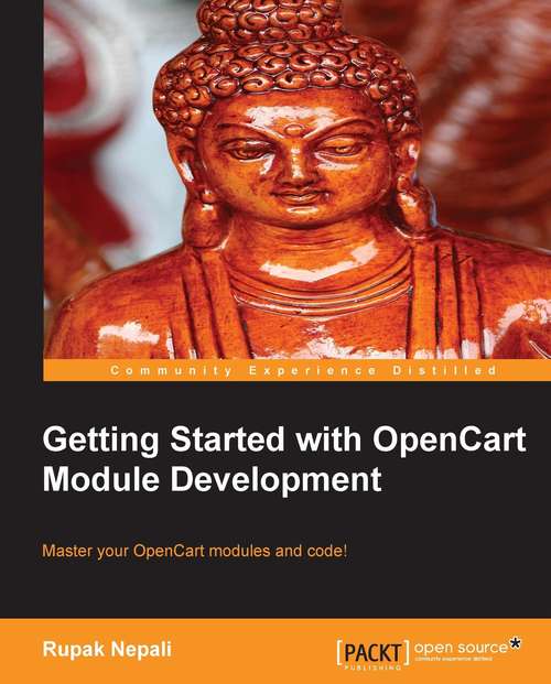 Book cover of Getting Started with OpenCart Module Development