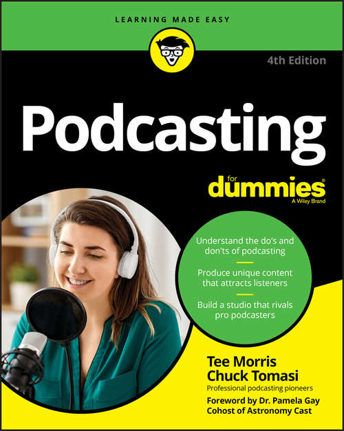Book cover of Podcasting For Dummies (4)