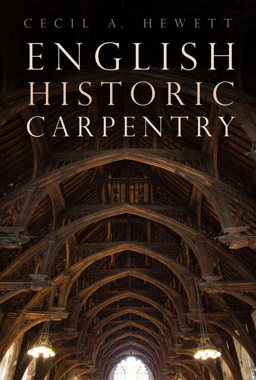 Book cover of English Historic Carpentry