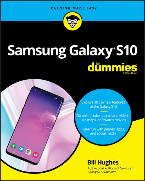 Book cover of Samsung Galaxy S10 For Dummies
