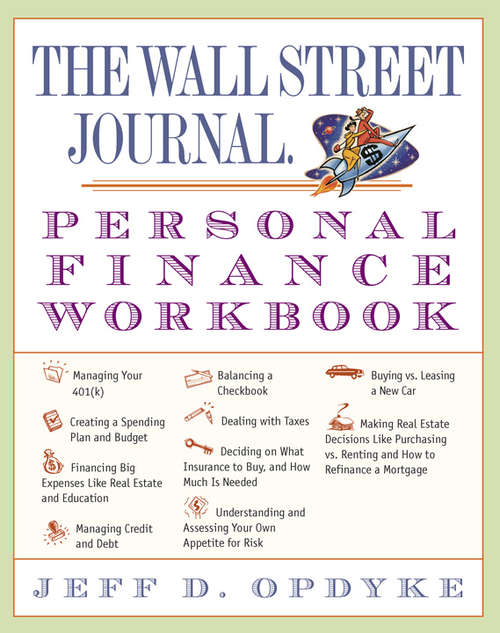 Book cover of The Wall Street Journal. Personal Finance Workbook