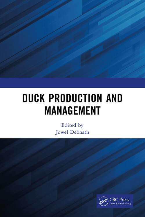Book cover of Duck Production and Management
