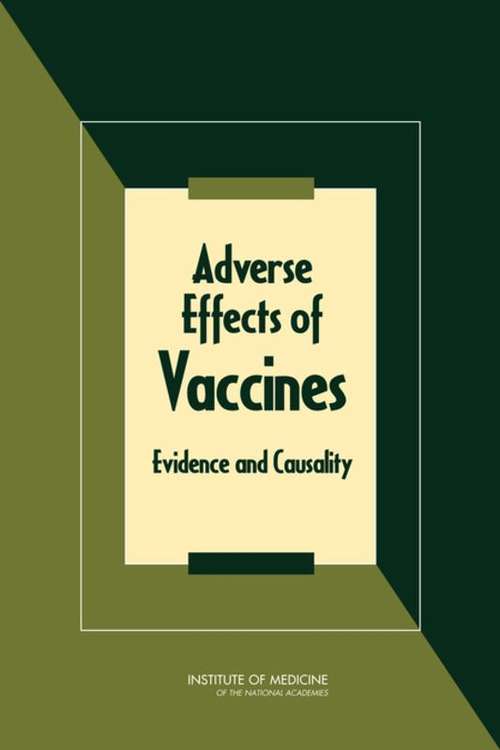 Book cover of Adverse Effects of Vaccines