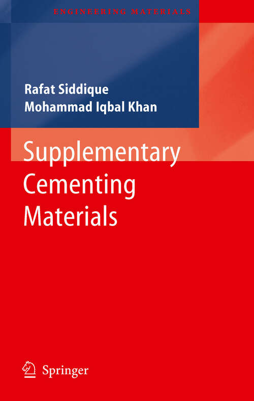 Book cover of Supplementary Cementing Materials