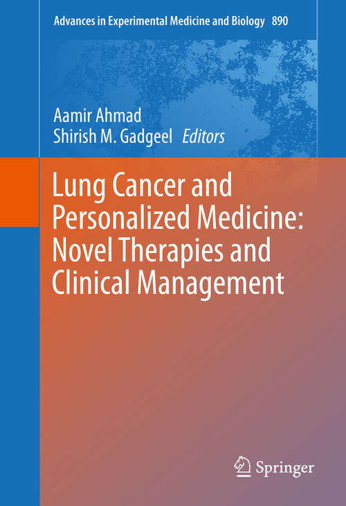Book cover of Lung Cancer and Personalized Medicine: Novel Therapies and Clinical Management