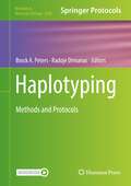 Haplotyping: Methods and Protocols (Methods in Molecular Biology #2590)