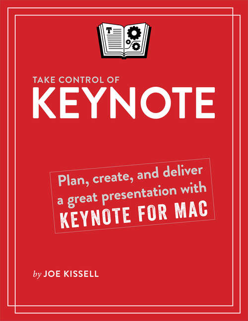 Book cover of Take Control of Keynote