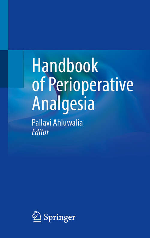 Book cover of Handbook of Perioperative Analgesia