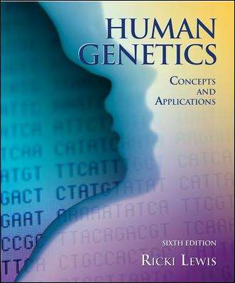 Book cover of Human Genetics: Concepts and Applications (6th edition)