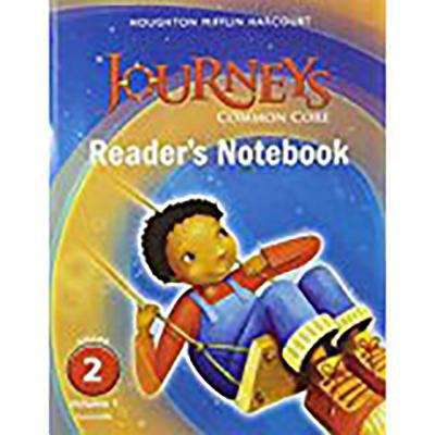 Book cover of Journeys, Grade 2, Reader's Notebook, Volume 1