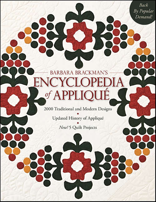Book cover of Barbara Brackman's Encyclopedia Of Appliqué