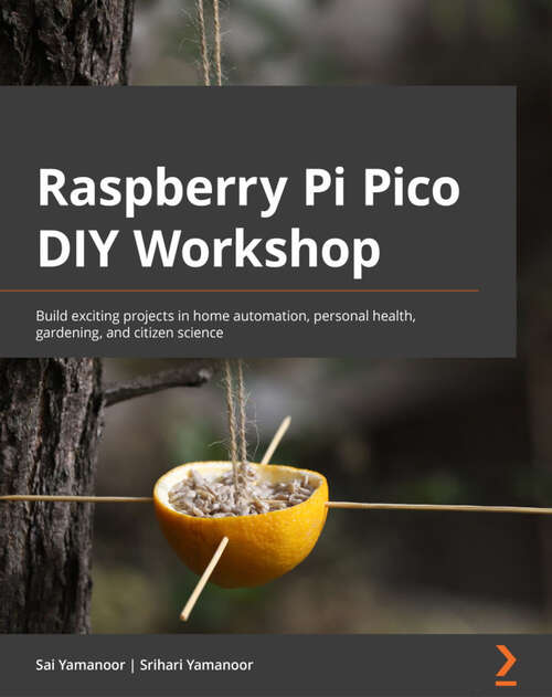 Book cover of Raspberry Pi Pico DIY Workshop: Build exciting projects in home automation, personal health, gardening, and citizen science (1)
