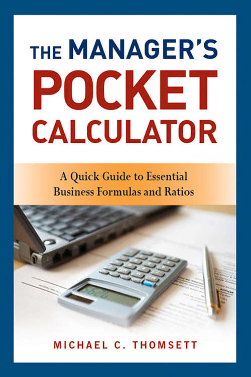Book cover of The Manager's Pocket Calculator