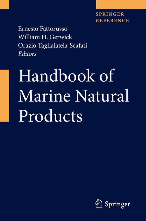 Book cover of Handbook of Marine Natural Products