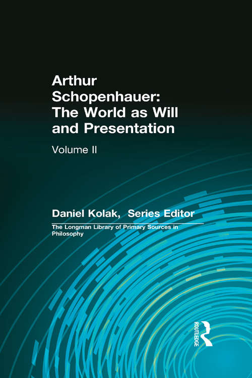 Arthur Schopenhauer: Volume II