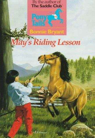 Book cover of May's Riding Lesson (Pony Tails #2)