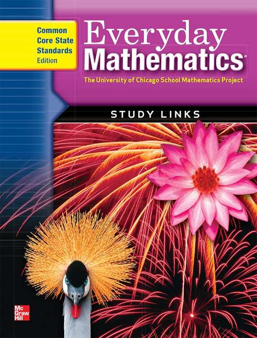 Book cover of Everyday Mathematics® Grade 4, Study Links
