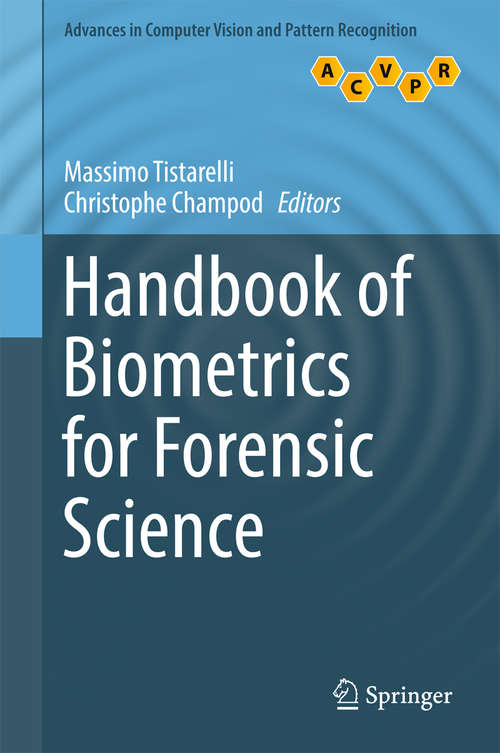 Book cover of Handbook of Biometrics for Forensic Science